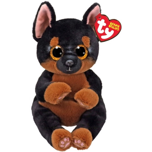 Ty Beanie Bellies Fritz the Dog Rottweiler Plush Small