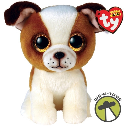 Ty Beanie Boos Hugo the Dog Plush Bulldog