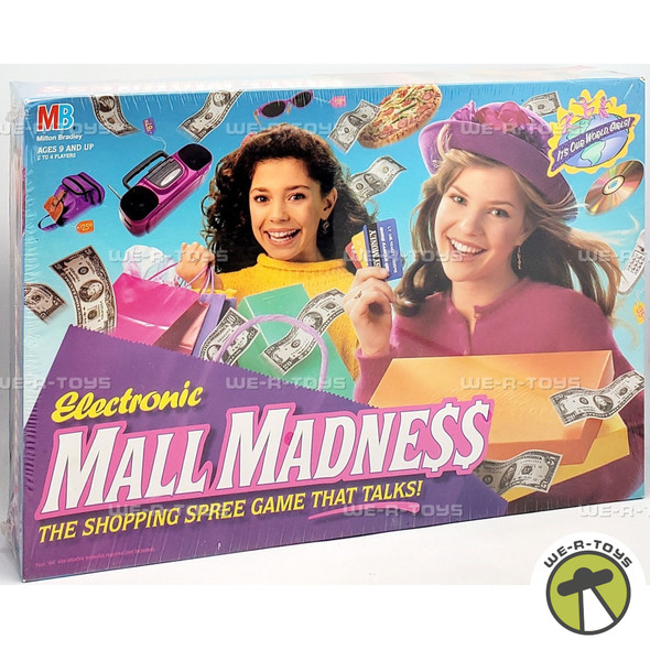 Electronic Mall Madness Shopping Spree Game That Talks 1996 Milton Bradley 04047