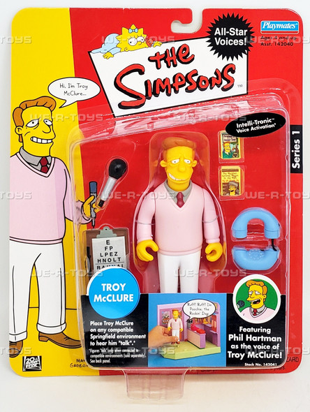 The Simpsons World of Springfield Troy McClure Figure 2002 Playmates 142041