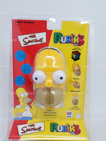 The Simpsons Homer Simpson Rubik's Cube 2002 Hasbro 49326