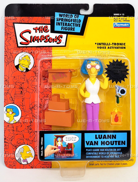 The Simpsons World of Springfield Luann Van Houten 2003 Playmates 99444