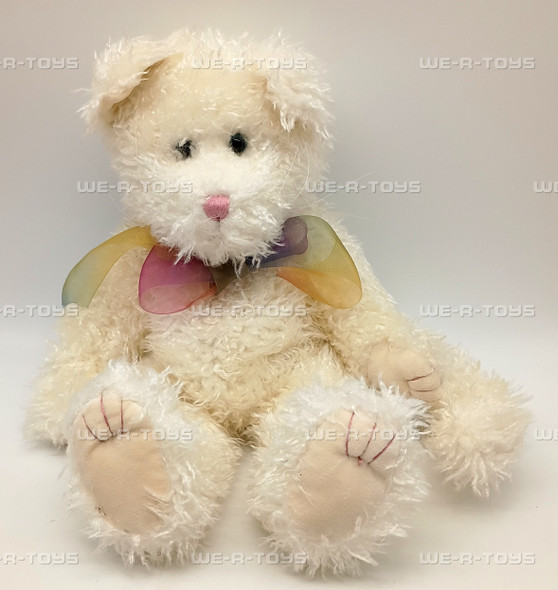 Boyds Bears Vanessa V. Fluffypaws White Stuffed Cat Plush 53110-01 JB Bean