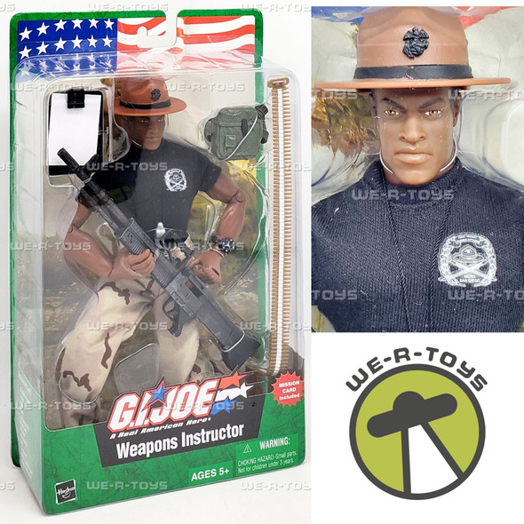G.I. Joe Weapons Instructor African American Action Figure 2003 Hasbro 81032