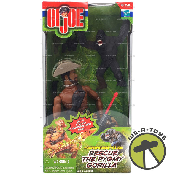 GI Joe Rescue The Pygmy Gorilla Action Figure Set AA 2000 Hasbro #81631