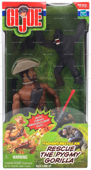 GI Joe Rescue The Pygmy Gorilla Action Figure Set AA 2000 Hasbro #81631