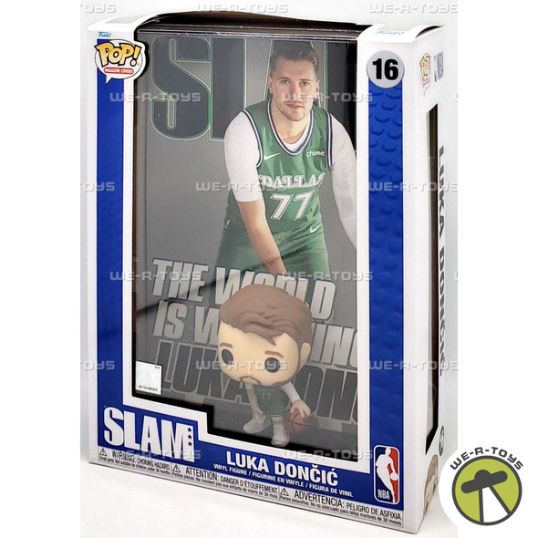 Funko POP NBA Magazine Cover Slam Luka Doncic 16 Vinyl Figure in Case