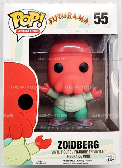 Funko POP Animation Futurama Zoidberg 55 Vinyl Figure 06215