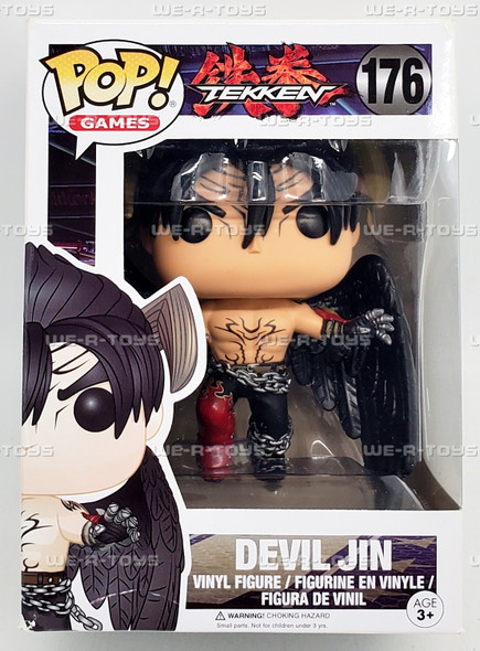 Funko POP Games Tekken Devil Jin 176 Vinyl Figure 12849