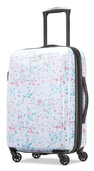American Tourister Arabella Hardisde Carry On Luggage - Speckle White