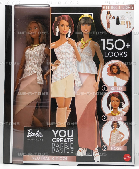 Barbie Signature You Create Basics Barbie Doll Neutral Kit 001 Mattel 2026 JJX35