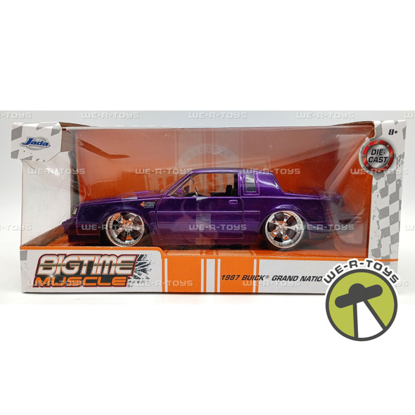 Bigtime Muscle 1987 Buick Grand National Purple Vehicle Jada Toys 2021 #32698