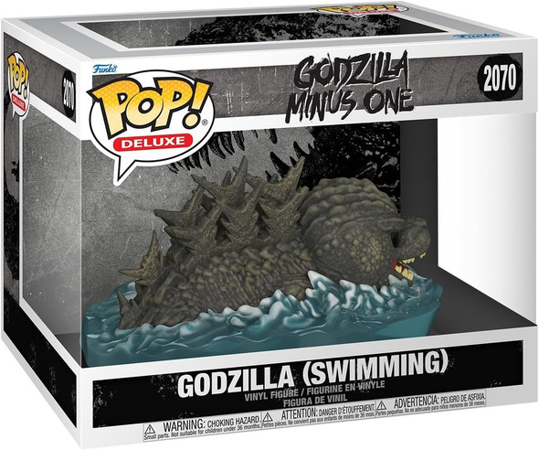 Funko Pop Godzilla Minus One Godzilla Swimming Deluxe Vinyl Figure #2070