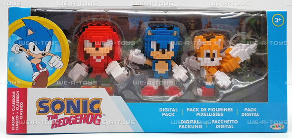Sonic The Hedgehog Classic Action Figures Set 3 Pack Digital Jakks Pacific 2025