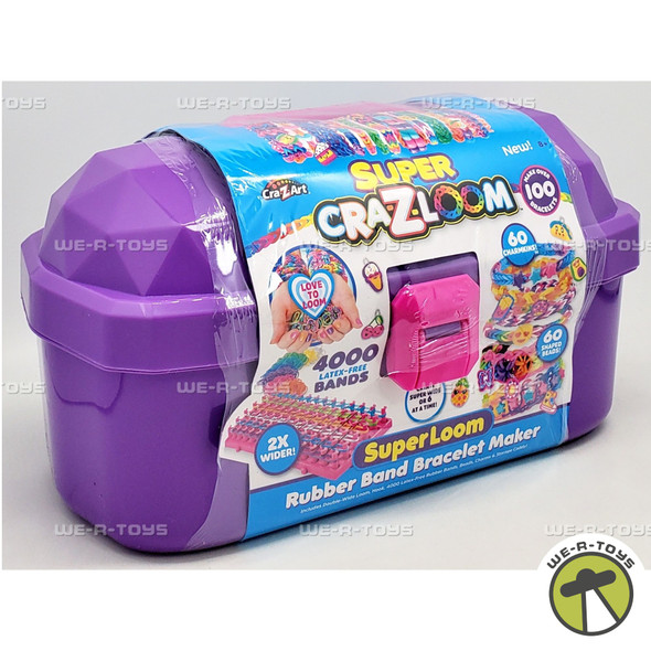 Super Cra-Z-Loom Rubber Band Bracelet Maker Caddy Cra-Z-Art 32029