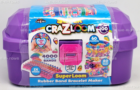 Super Cra-Z-Loom Rubber Band Bracelet Maker Caddy Cra-Z-Art 32029