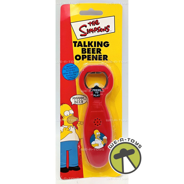 The Simpsons Homer Talking Beer Opener Durable Plastic 2003 Pacific Direct 38330