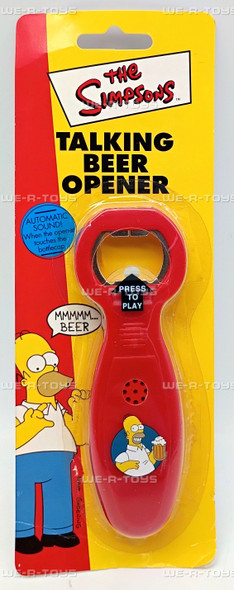 The Simpsons Homer Talking Beer Opener Durable Plastic 2003 Pacific Direct 38330