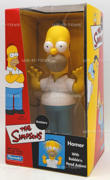 The Simpsons Homer Simpson Bobble'n Head Action Figure #142101 Playmates 2002