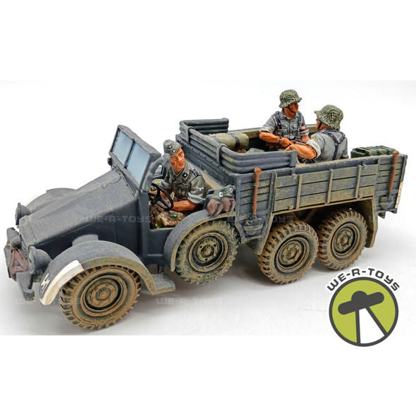King & Country Krupp Truck WS 37 Model Figurine with 3 Soldier Figures 2002 WS37