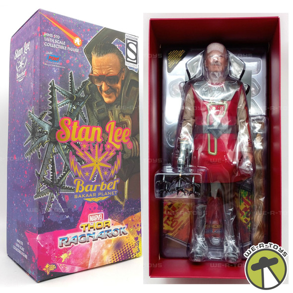 Marvel Thor Ragnarok Stan Lee Barber Sakaar Planet Action Figure 2020 Hot Toys