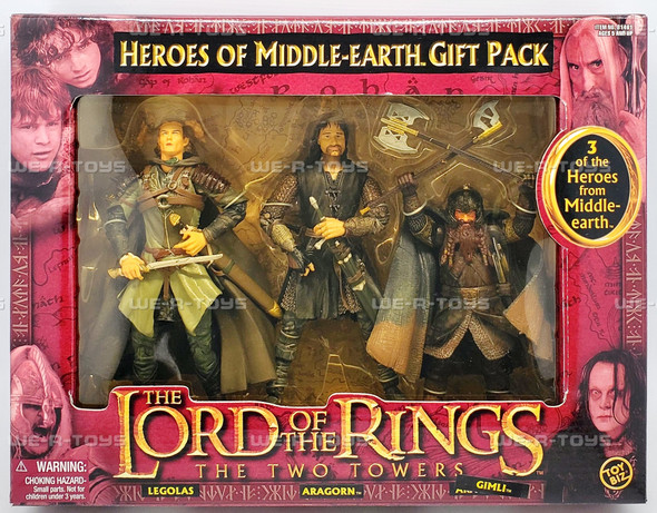 The Lord of the Rings Heroes of Middle Earth Figure Gift Pack 2004 Toy Biz 81461
