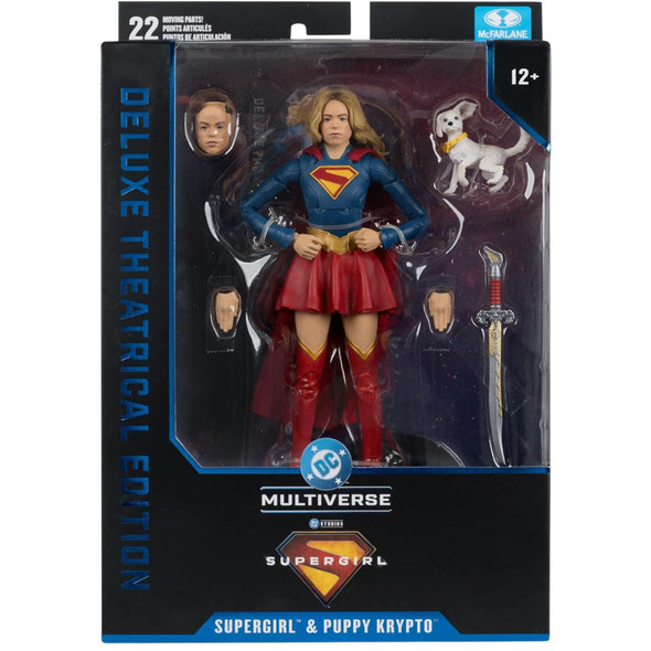Supergirl Movie 2026 Supergirl and Baby Krypto Deluxe Theatrical Edition Figure