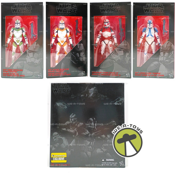 Star Wars The Black Series Clone Troopers of Order 66 Four Pack Action Figures