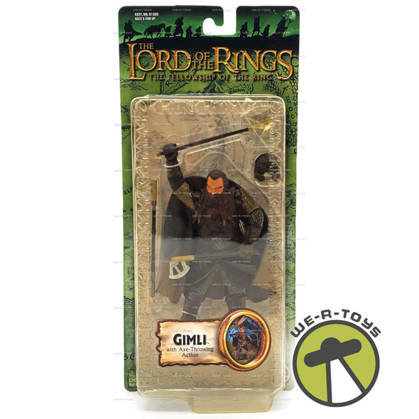 Lord of the Rings Fellowship of the Ring Axe Throwing Gimli Action Figure #81387