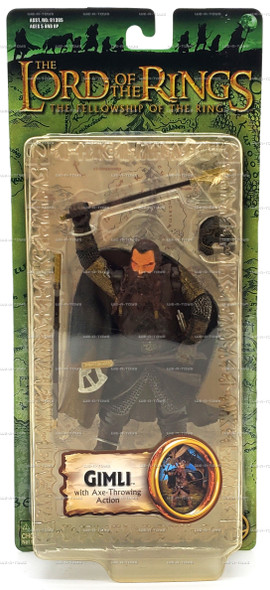 Lord of the Rings Fellowship of the Ring Axe Throwing Gimli Action Figure #81387