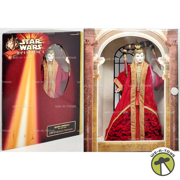 Star Wars Episode I Queen Amidala Red Senate Gown 1998 Hasbro 61774
