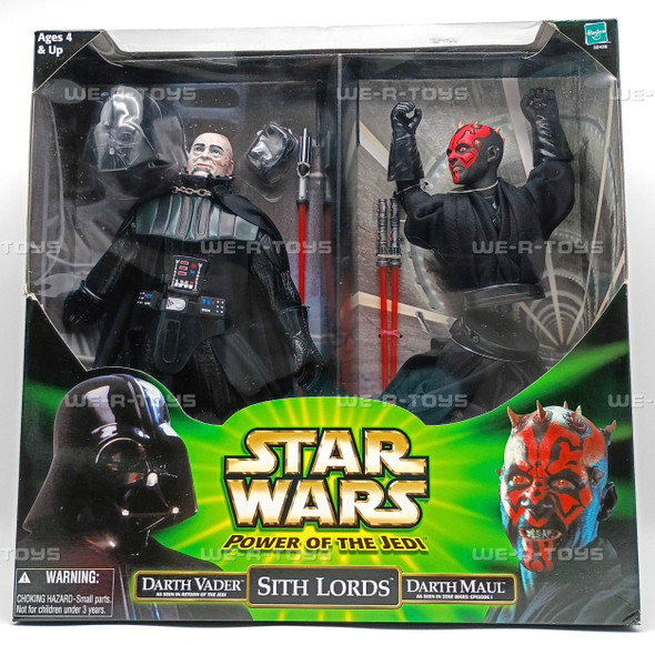 Star Wars Power of the Jedi Sith Lords Darth Vader & Darth Maul Action Figures