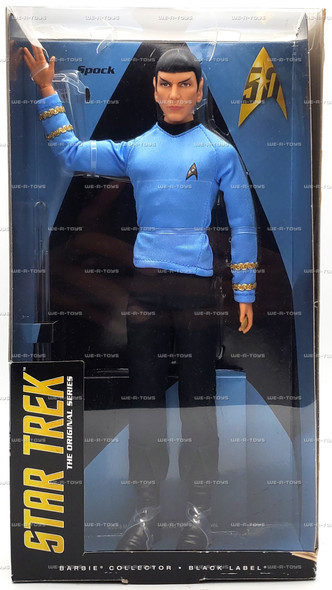 Barbie Star Trek 25th Anniversary Mr. Spock Doll 2016 Mattel #DGW68