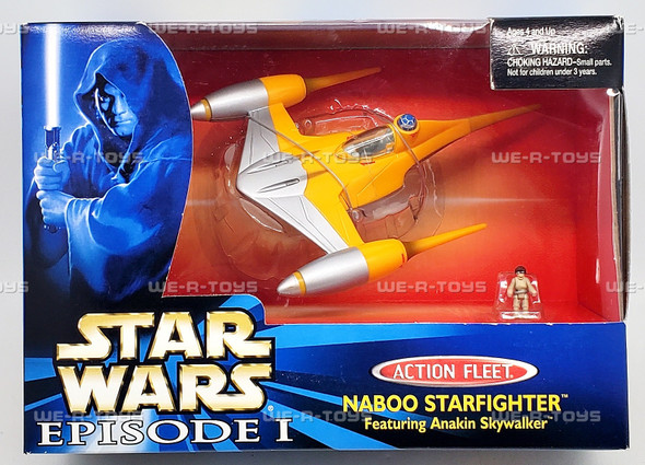 Star Wars Episode I Action Fleet Naboo Starfighter with Anakin Skywalker Galoob