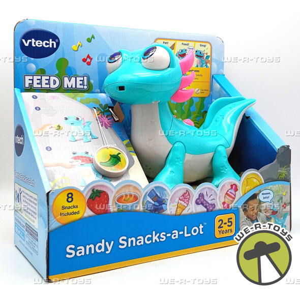 Vtech Sandy Snacks-a-Lot Action Figure 2024 Toy With Sound Lights Movement 5601