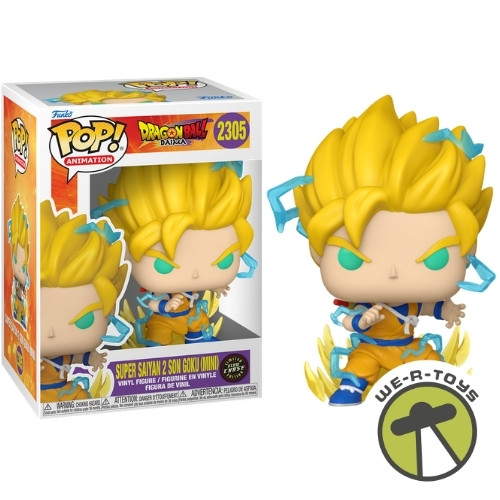 Funko Pop Dragon Ball Daima Super Saiyan Son Goku Vinyl Figure #2305 Chase GITD