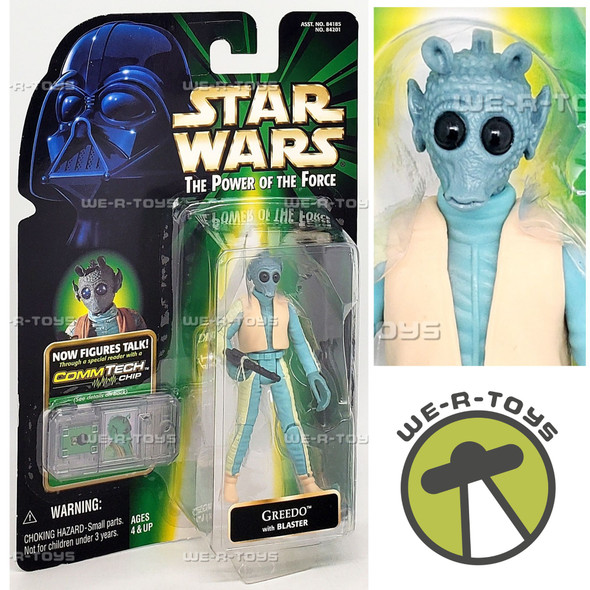 Star Wars The Power of the Force CommTech Greedo Action Figure Hasbro 84201