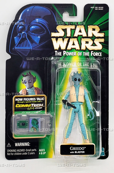 Star Wars The Power of the Force CommTech Greedo Action Figure Hasbro 84201