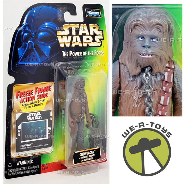 Star Wars The Power of the Force Freeze Frame Chewbacca Boushh's Bounty Figure