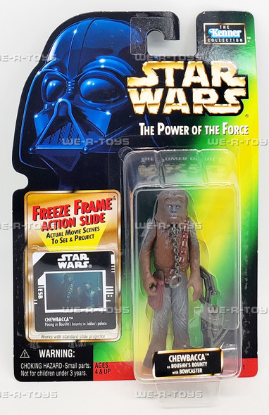 Star Wars The Power of the Force Freeze Frame Chewbacca Boushh's Bounty Figure
