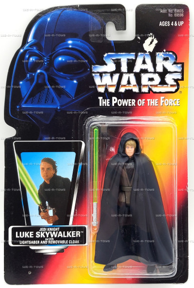 Star Wars Power of the Force Luke Skywalker Jedi Knight Brown Vest 1996 Kenner
