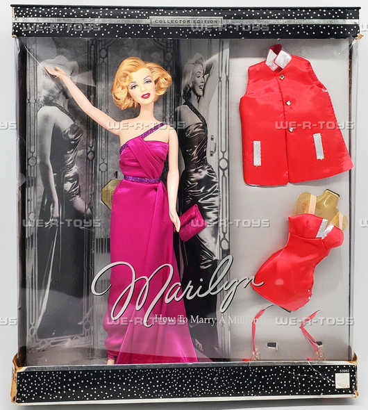 Marilyn How to Marry A Millionaire Doll and Fashion Set 2001 Mattel 53982