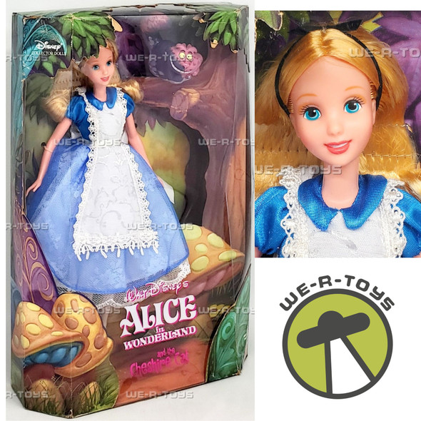 Disney's Alice in Wonderland and the Cheshire Cat Doll Set 1999 Mattel 25593