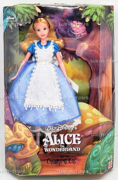 Disney's Alice in Wonderland and the Cheshire Cat Doll Set 1999 Mattel 25593