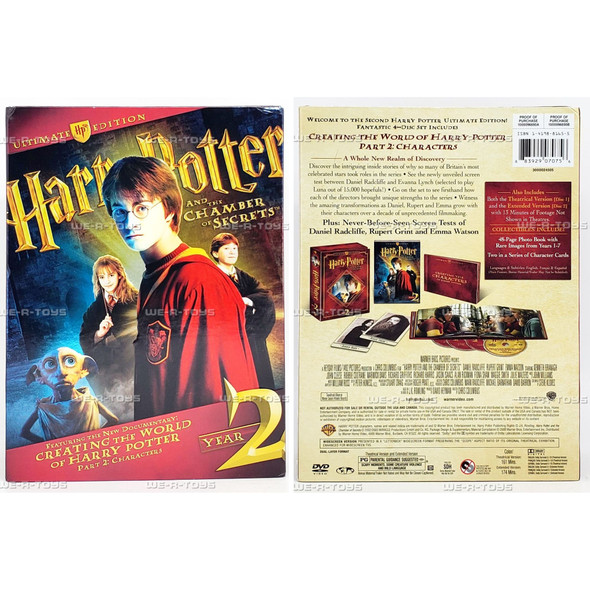 Harry Potter and the Chamber of Secrets Year 2 Ultimate Edition DVD Set