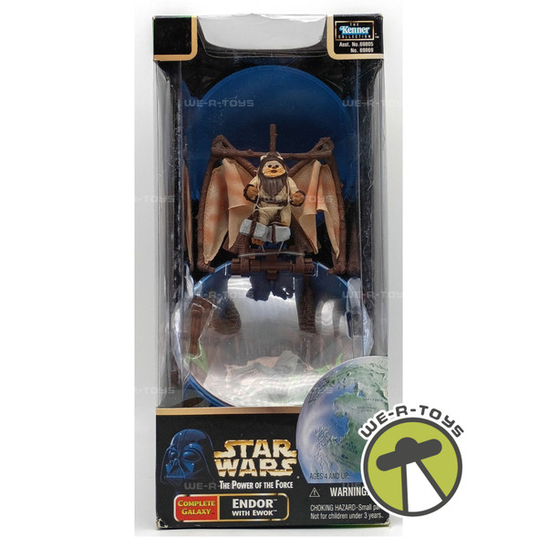 Star Wars Endor With Ewok Action Figure Set Complete Galaxy #69869 Kenner 1998