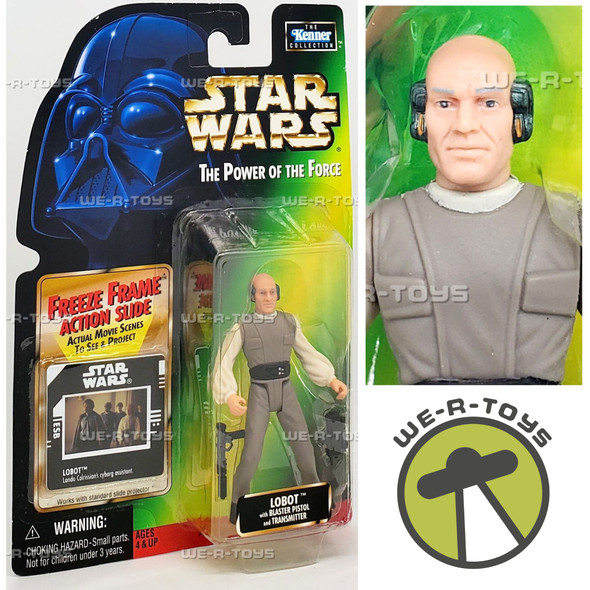 Star Wars The Power of the Force Lobot Action Figure w/ Freeze Frame Slide