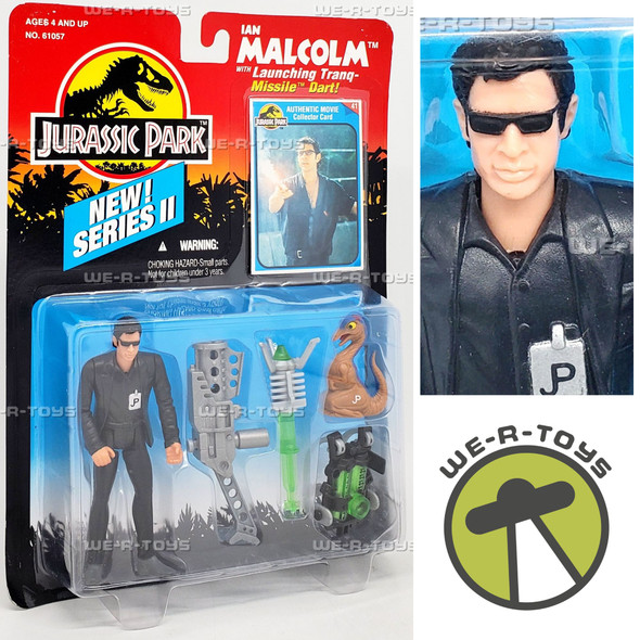 Jurassic Park Series II Ian Malcolm Action Figure Set 1994 Kenner 61057