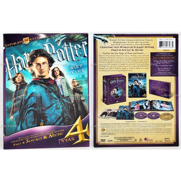 Harry Potter and The Goblet of Fire Year 4 Ultimate Edition DVD Set 07483