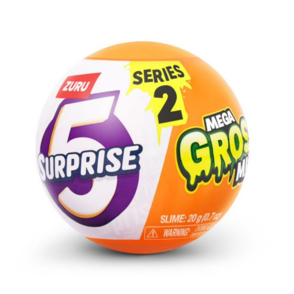 Lot of 6 Zuru 5 Surprise Mega Gross Minis Figures Series 2 NEW